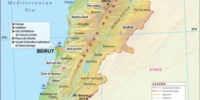 Mapa antzinako Libano