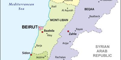 Mapa politiko Libano