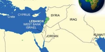 Libano mapa